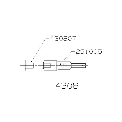 EXTRACTOR DE PINZA INTERIOR FORZA SERIE 4300